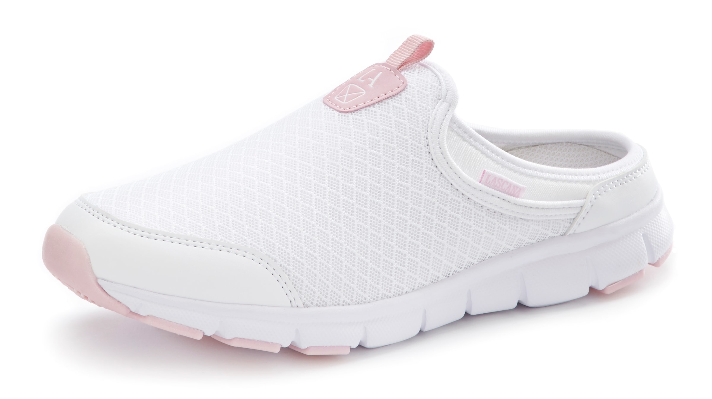 LASCANA Slip-Ons in White: front