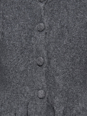 ONLY GIRLS Gebreid vest 'KOGPIRUET' in Grijs