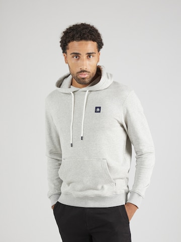 Sweat-shirt 'Essential' SCOTCH & SODA en gris : devant