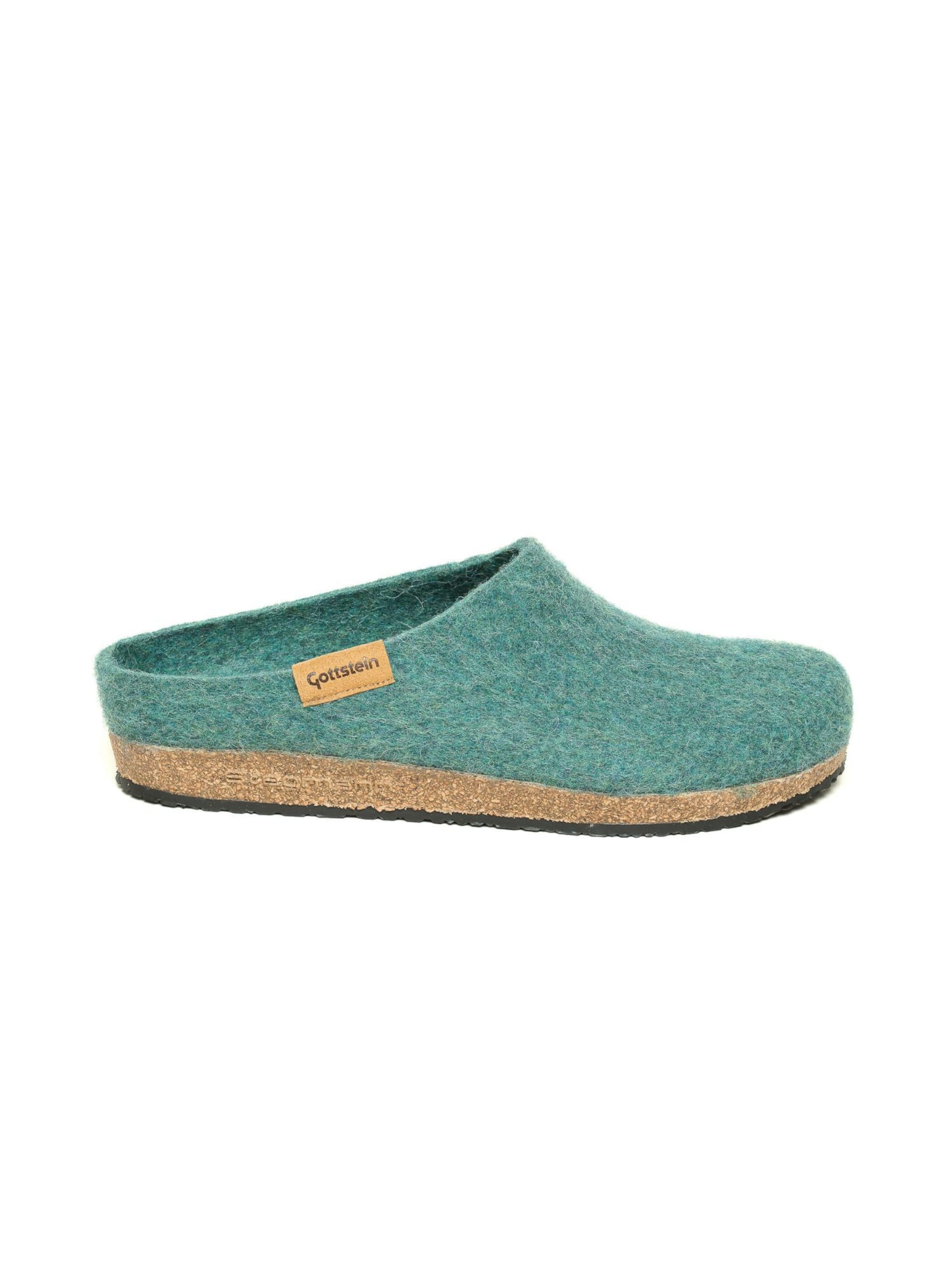 Stegmann Clogs 'Filzclogs Stegmann 208' in Green