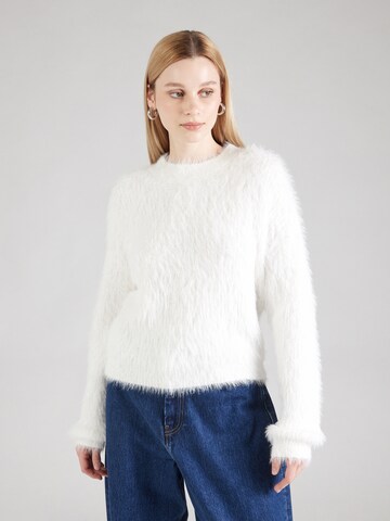 PIECES Pullover 'PCRAGA' i hvid: forside