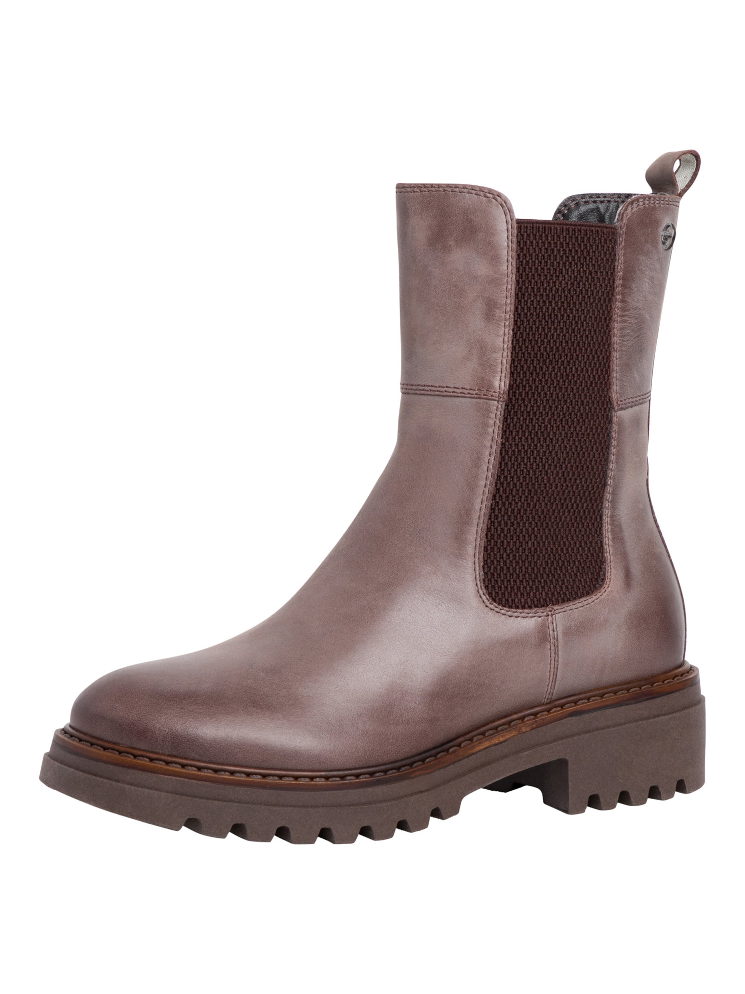 Tamaris Chelsea boots in Brown: front