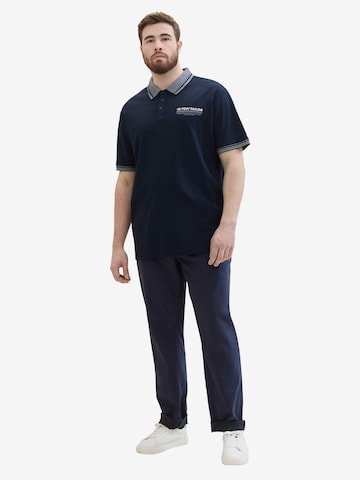 TOM TAILOR Men + Poloshirt in Blau