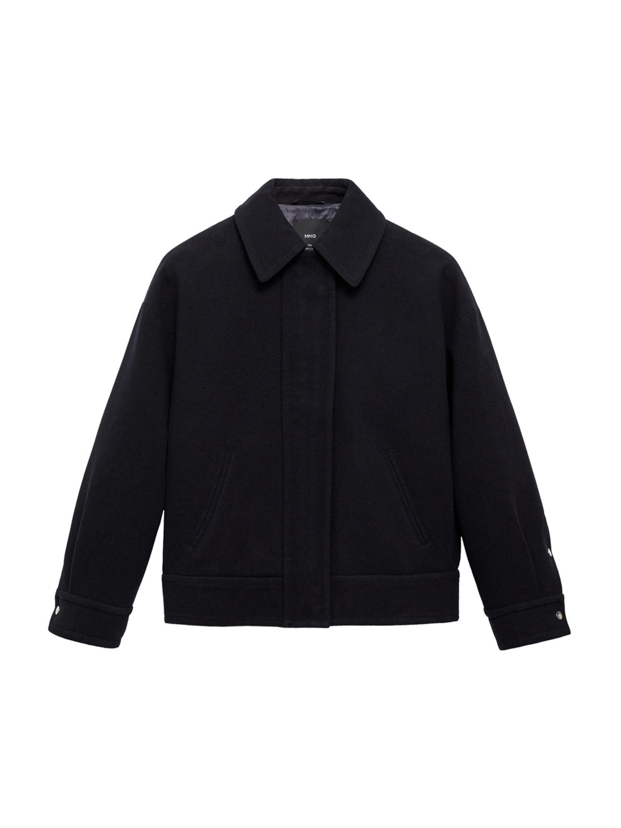 MANGO Kurtka przejściowa 'Rei' w kolorze niebieski: przód