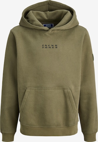 žalia Jack & Jones Junior Megztinis be užsegimo 'JCOPOINT': priekis