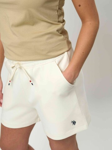 U.S. POLO ASSN. Regular Broek ' UWMacha ' in Wit