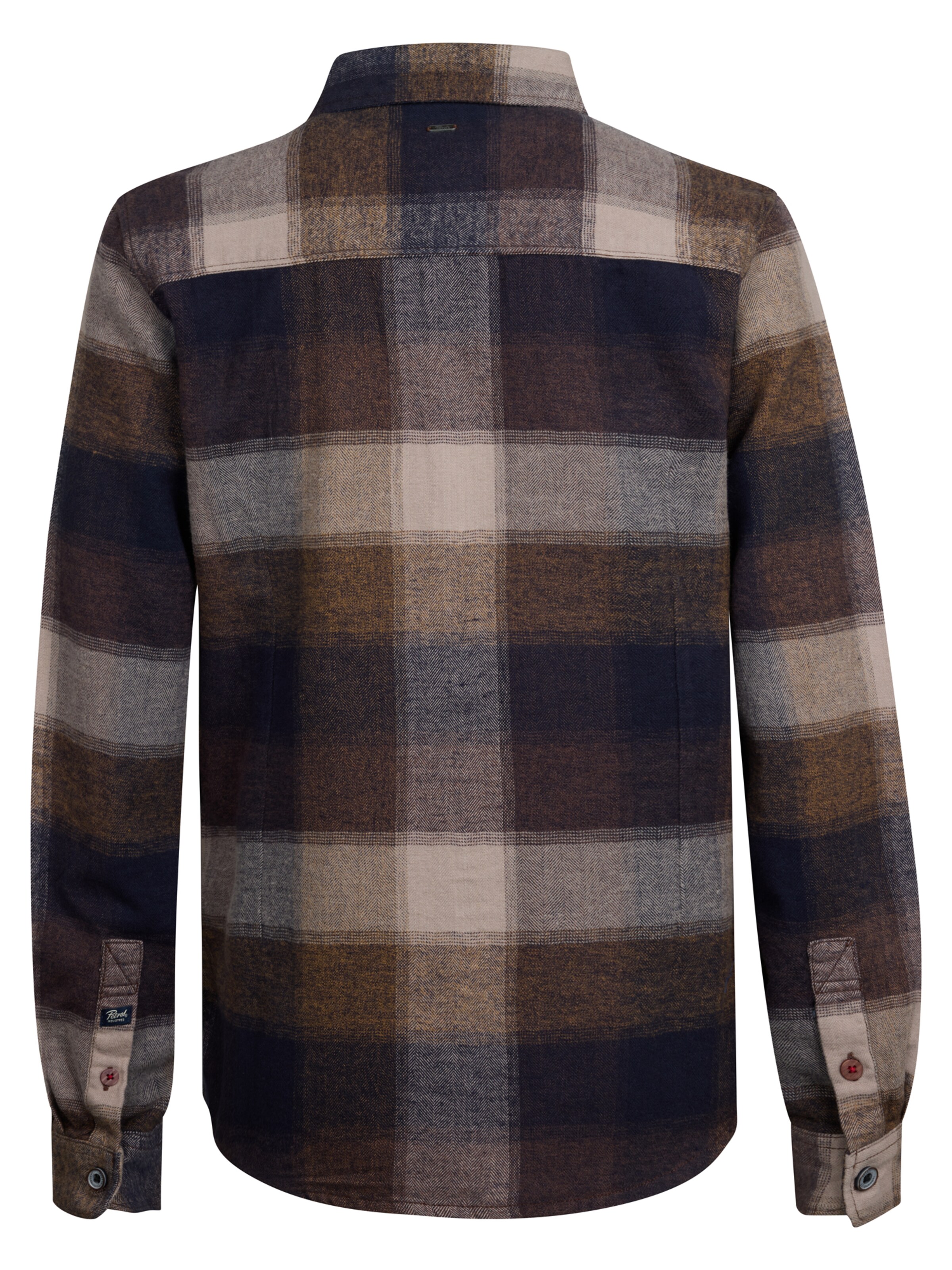 Petrol Industries Regular fit Button Up Shirt in Brown