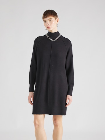 VERO MODA Knit dress 'Gold Link' in Black: front