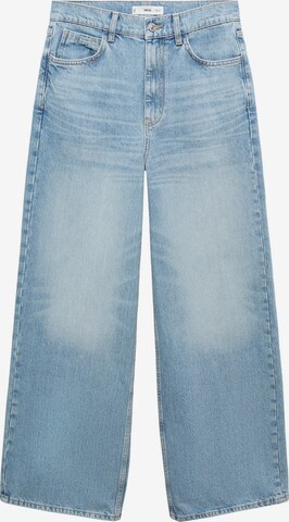 MANGO Wide leg Jeans 'DANIELLE' in Blauw: voorkant