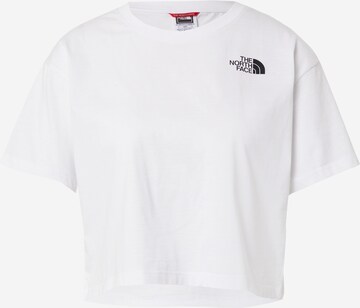 THE NORTH FACE Performance Shirt in White: front