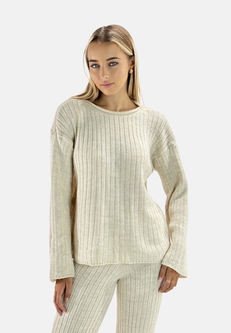 Elara Broekpak in Beige