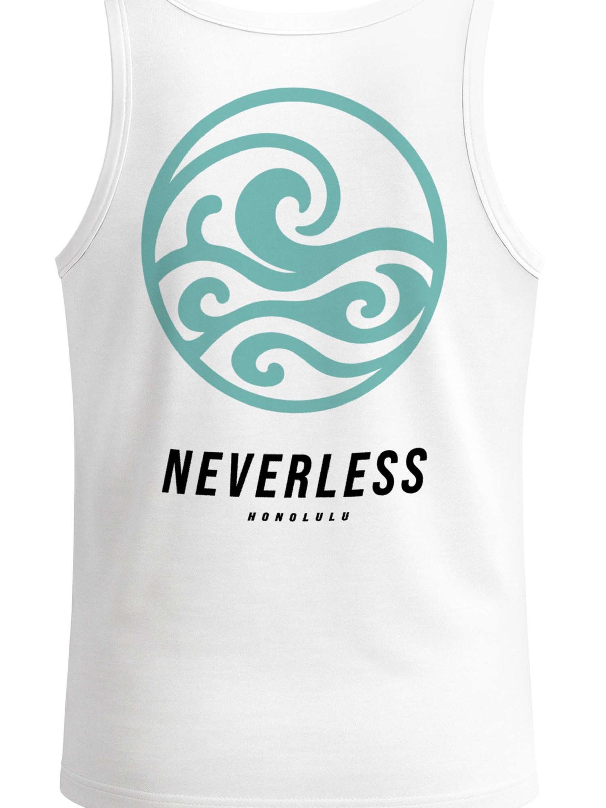 Neverless Shirt 'Wave' in Blue