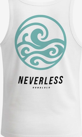 Neverless Shirt 'Wave' in Blue: front