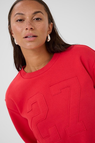 Kaffe Sweatshirt 'KAlea' in Red
