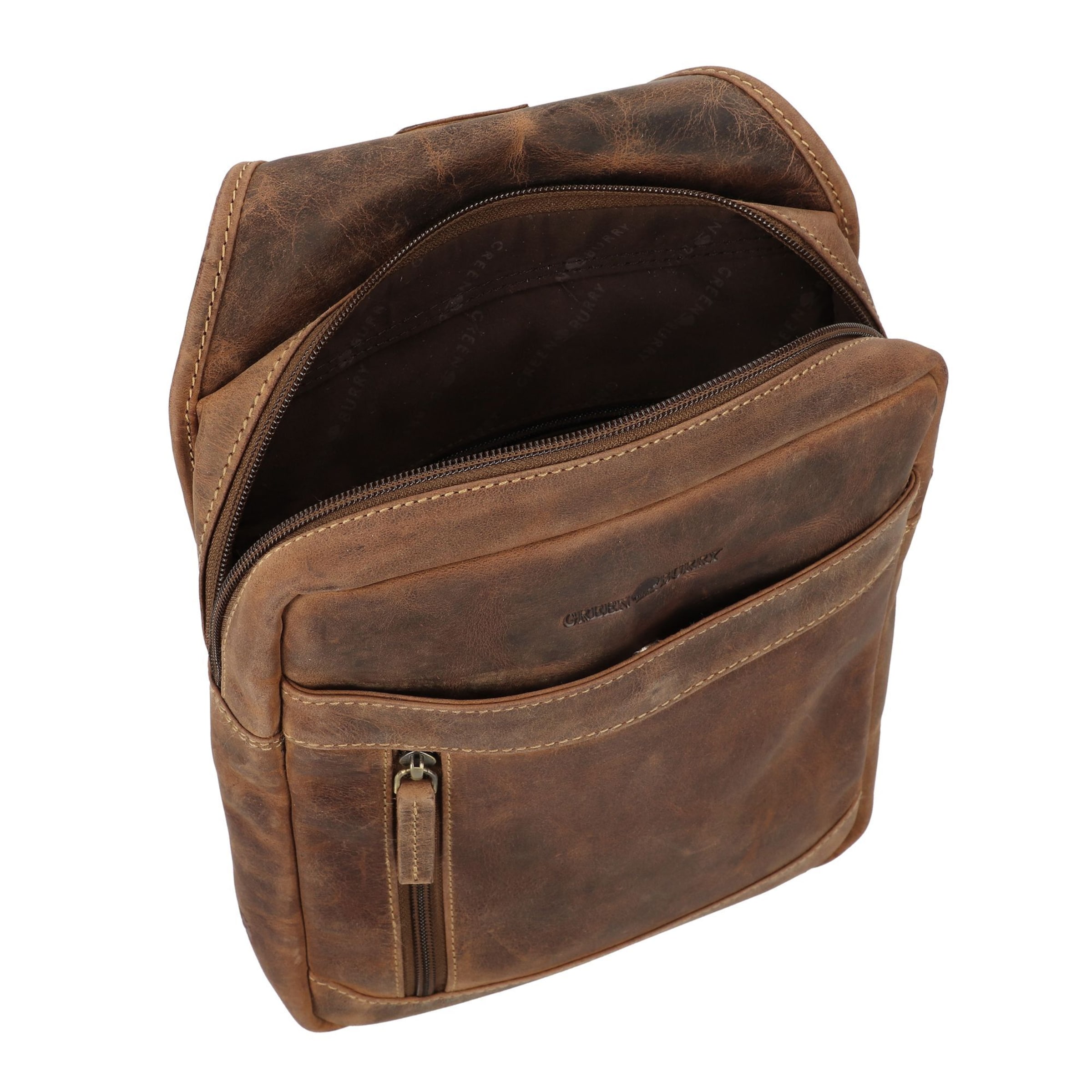 GREENBURRY Schoudertas in Bruin