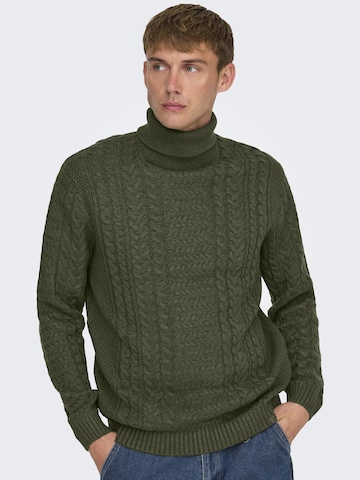 Only & Sons - Jersey 'FLETCHER' en verde