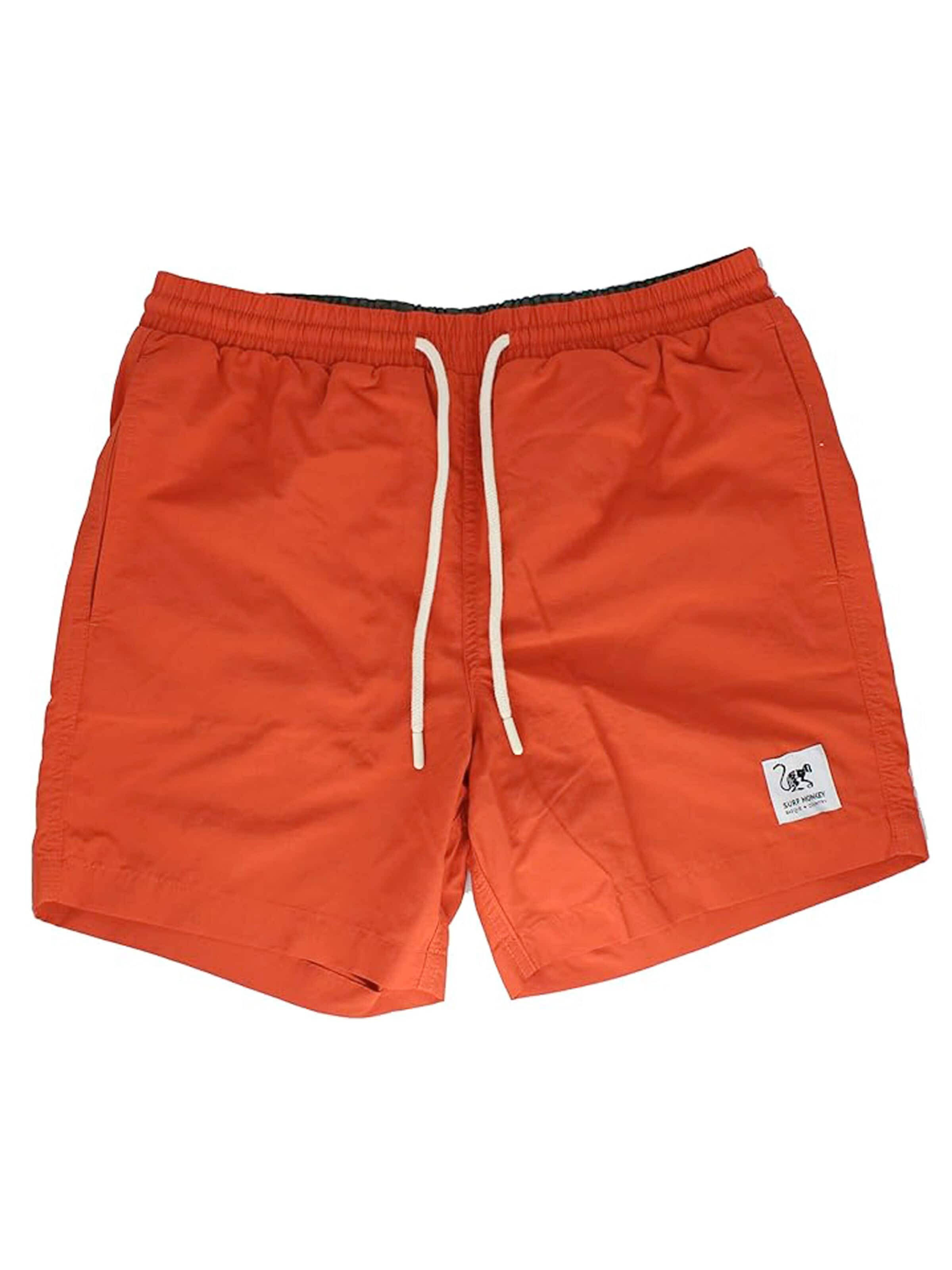 Surf Monkey - Bermudas en rojo: frente
