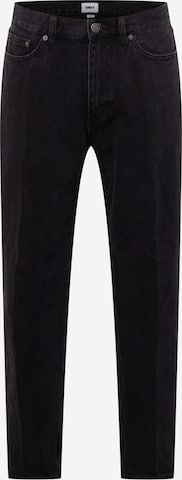 Obey Loosefit Jeans 'Bender' i sort: forside