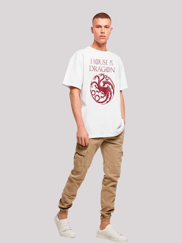 F4NT4STIC Shirt 'House Of The Dragon Targaryen' in Wit