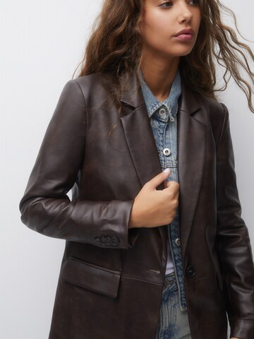 Pull&Bear Blazer | rjava barva