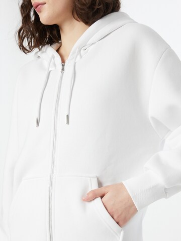 ABOUT YOU Limited Sweat jacket 'Lilou' in White