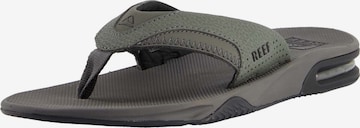 REEF Beach & Pool Shoes 'Fanning' in Grey: front