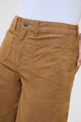 Kaffe Regular Hose 'Molly' in Braun