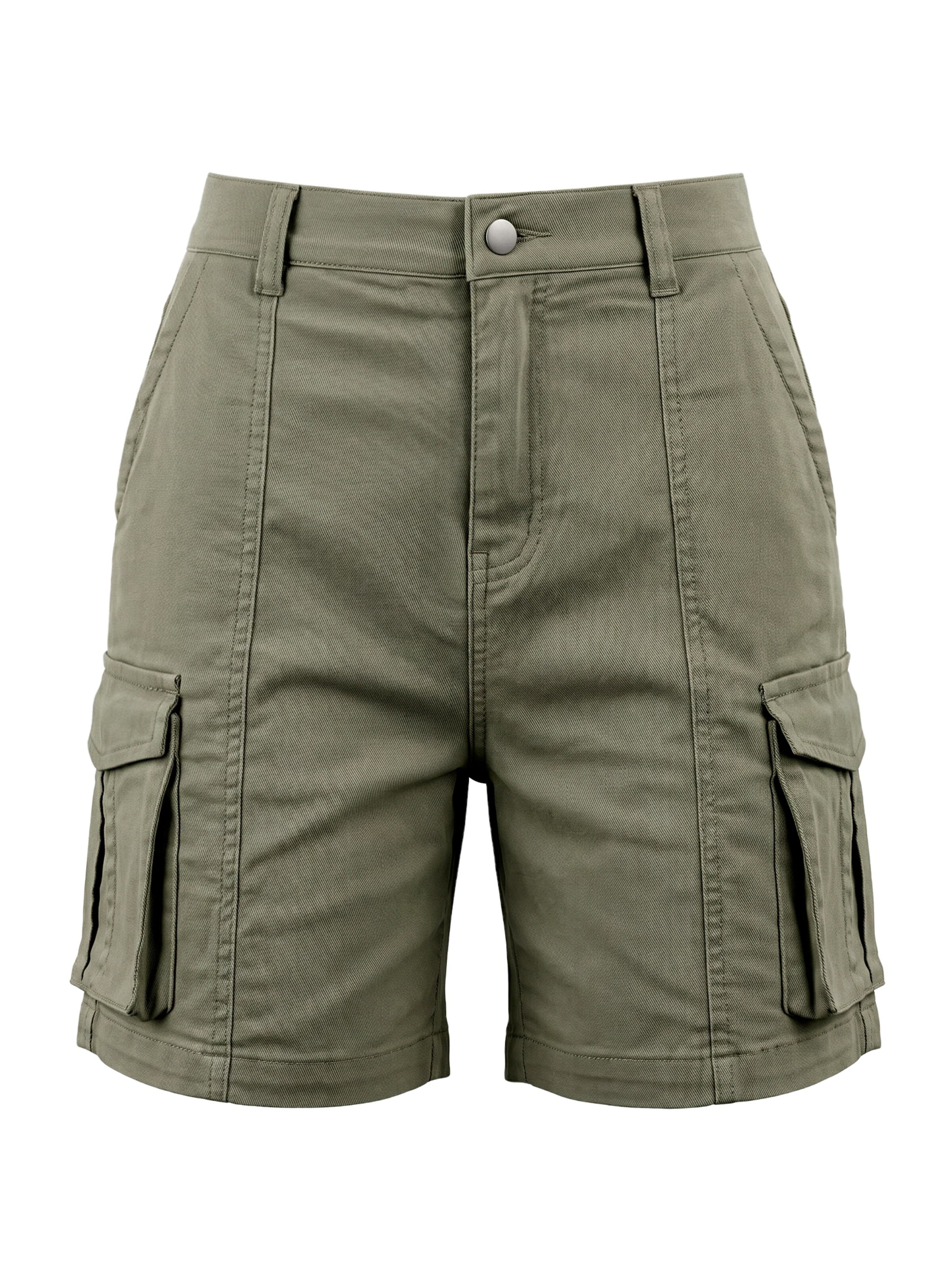 IVIR Regular Cargo Pants 'Cargohose Damen Arbeitshose Damen' in Green: front