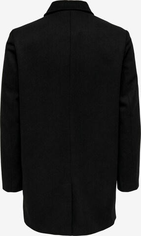 Only & Sons Between-Seasons Coat 'Terry' in Black