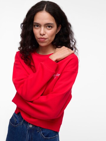 Felpa 'VIHollie' di VILA in rosso