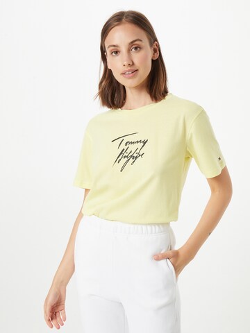 Tommy Hilfiger Underwear Shirt in Yellow: front