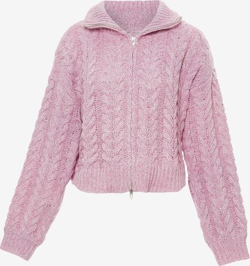 Cardigan MYMO en rose : devant