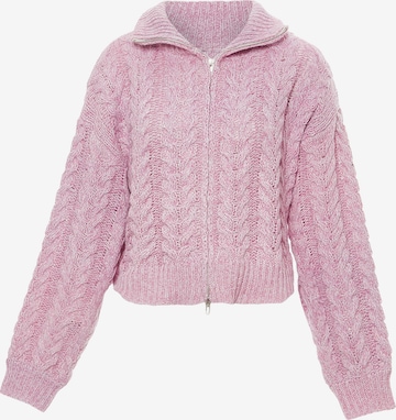 Sookie Knit Cardigan in Pink: front
