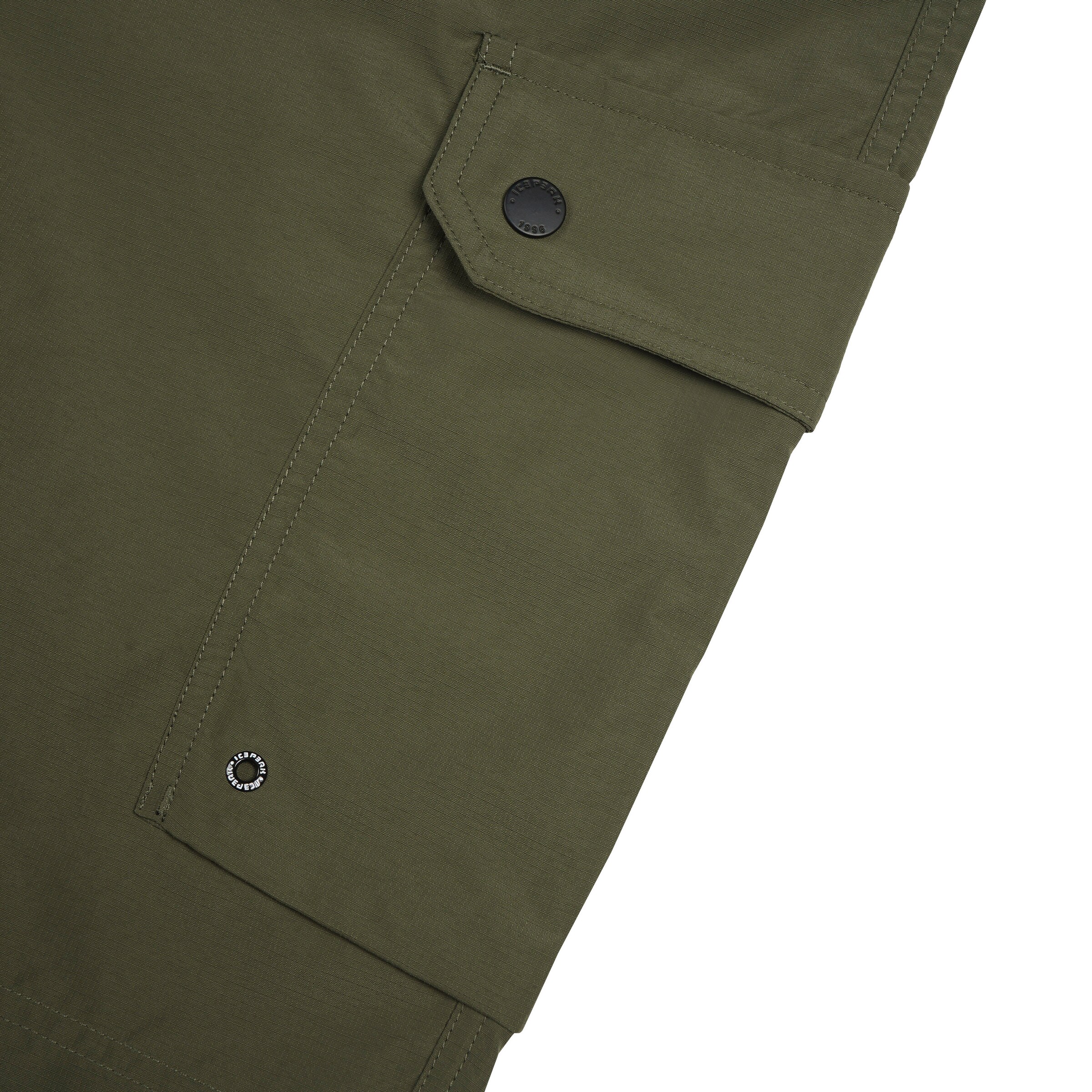 ICEPEAK Regular Outdoor Pants 'Anzio' in Green