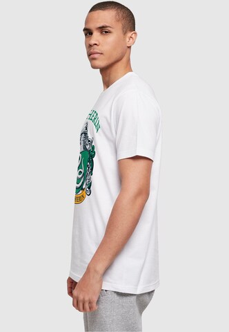 T-Shirt 'Harry Potter - Slytherin Crest' ABSOLUTE CULT en blanc