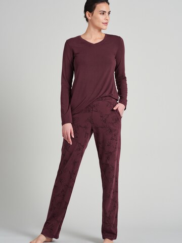 SCHIESSER Pajama Pants in Red