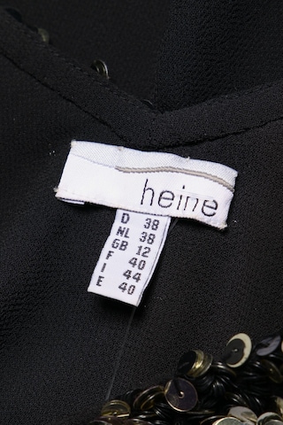 heine Ärmellose Bluse M in Schwarz