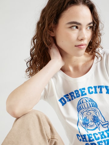 T-shirt 'Derbe City' Derbe en blanc