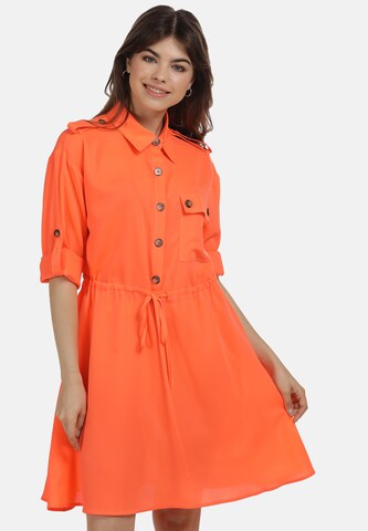 MYMO Kleid in Orange: predná strana