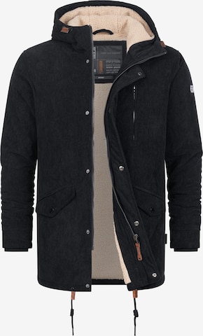 Veste d’hiver 'INLedley' INDICODE JEANS en noir : devant