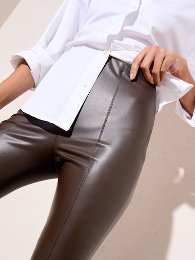 Leggings in XXS Friends Like These di colore cioccolato, Visualizzazione prodotti
