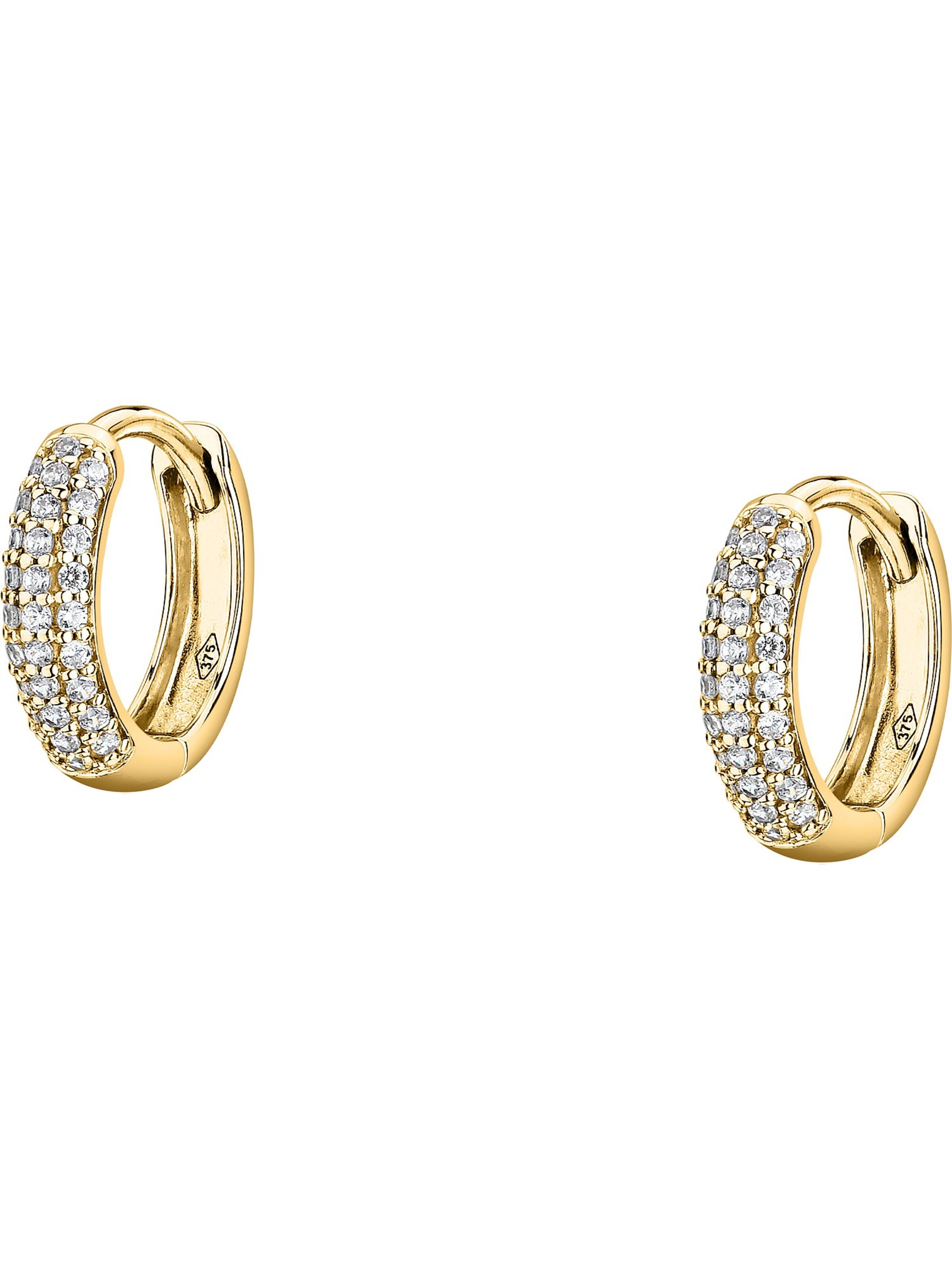 FAVS Ohrringe in Gelb: Vorderseite