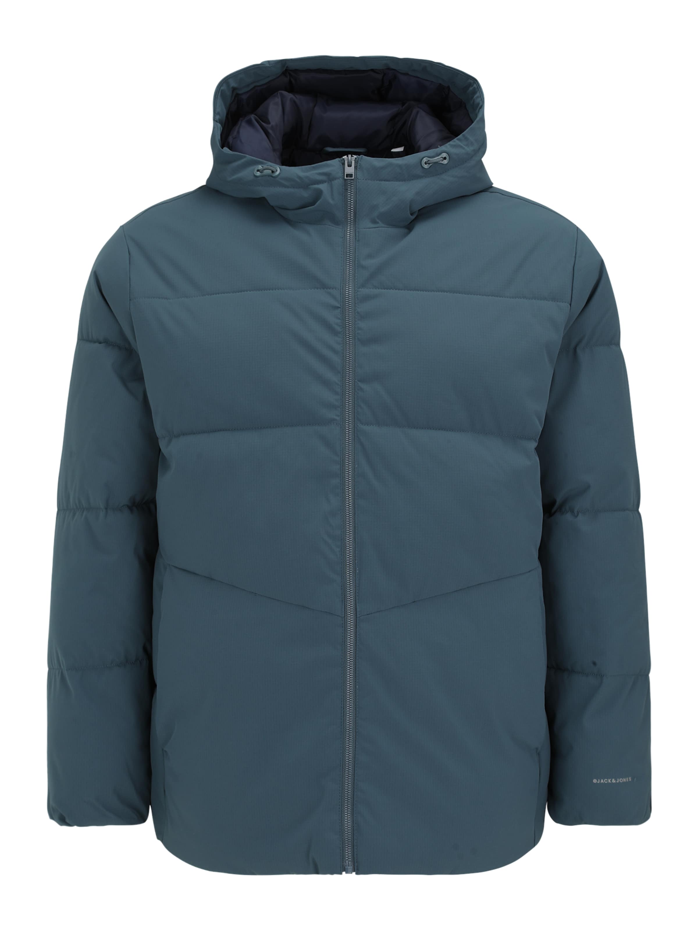 Jack & Jones Plus Зимняя куртка 'JJGLOBAL' в Синий: спереди