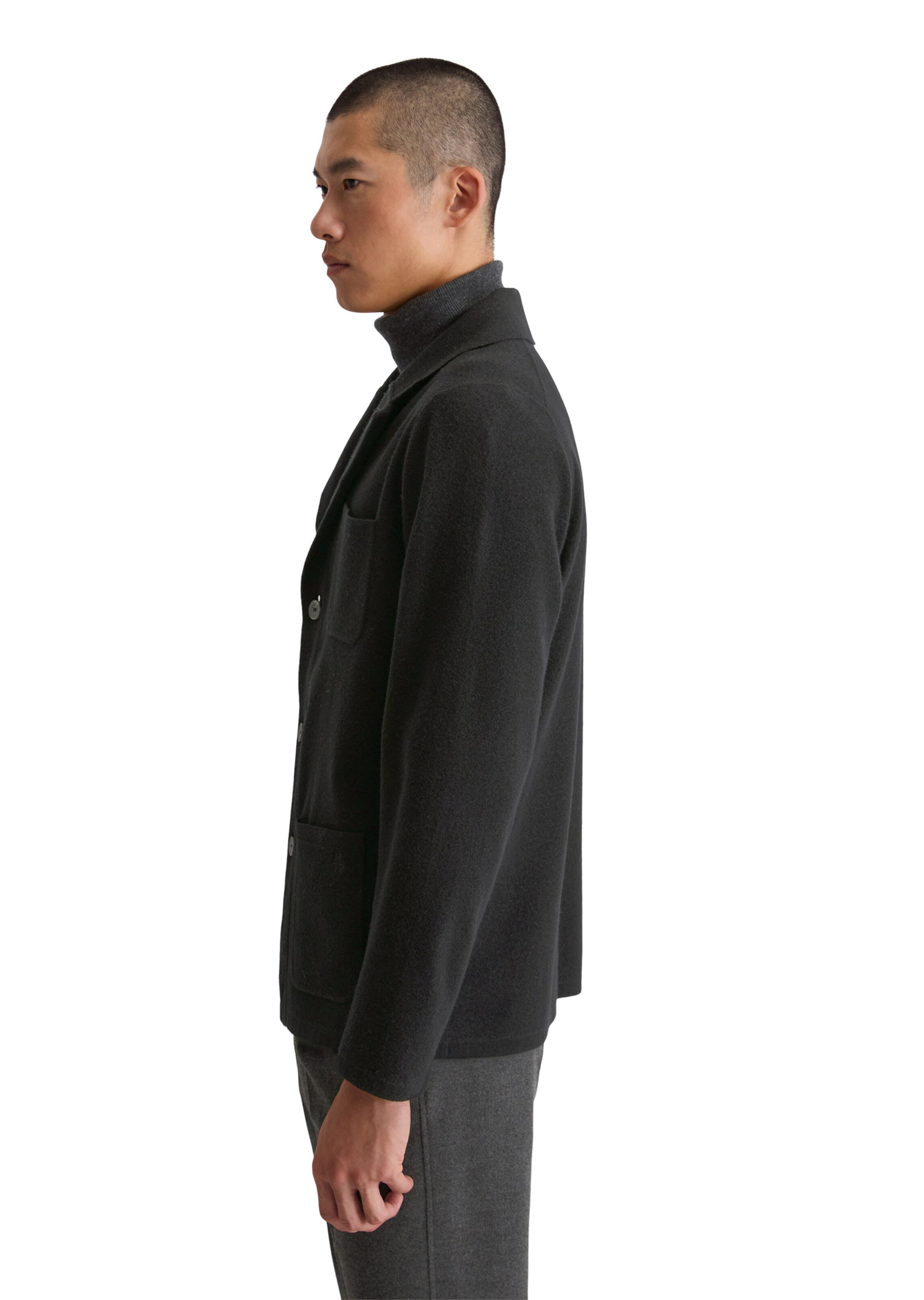 Coupe regular Veste de costume Marc O'Polo en noir