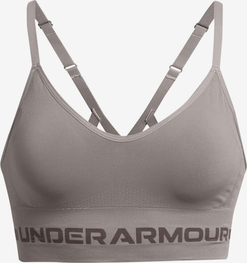 Bustino Reggiseno sportivo di UNDER ARMOUR in grigio: frontale