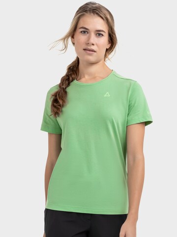 T-shirt fonctionnel 'Buchberg' Schöffel en vert : devant