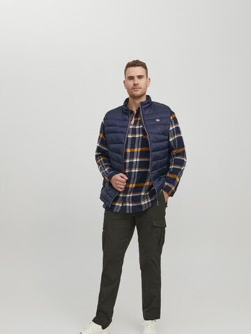 Jack & Jones Plus Weste in Blau