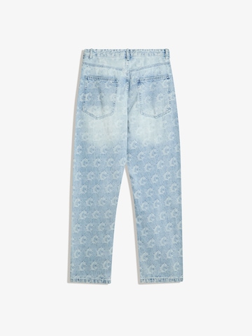 Baggy Jean Bershka en bleu