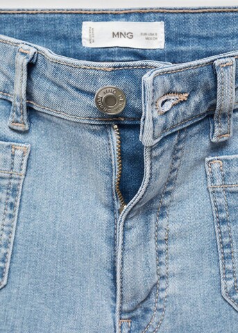 MANGO TEEN Flared Jeans 'Pocket' in Blue