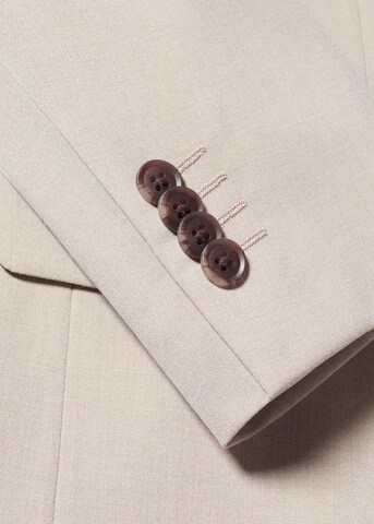 MANGO MAN Regular Fit Sakko 'Brasilia' in Beige
